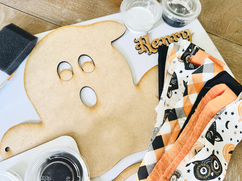 Ragtie Ghost Halloween DIY Kit