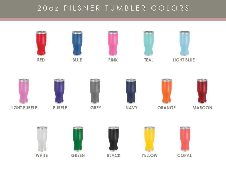 Personalized 14oz. Pilsner Tumbler