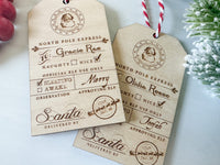 Personalized Official Santa Gift Tag
