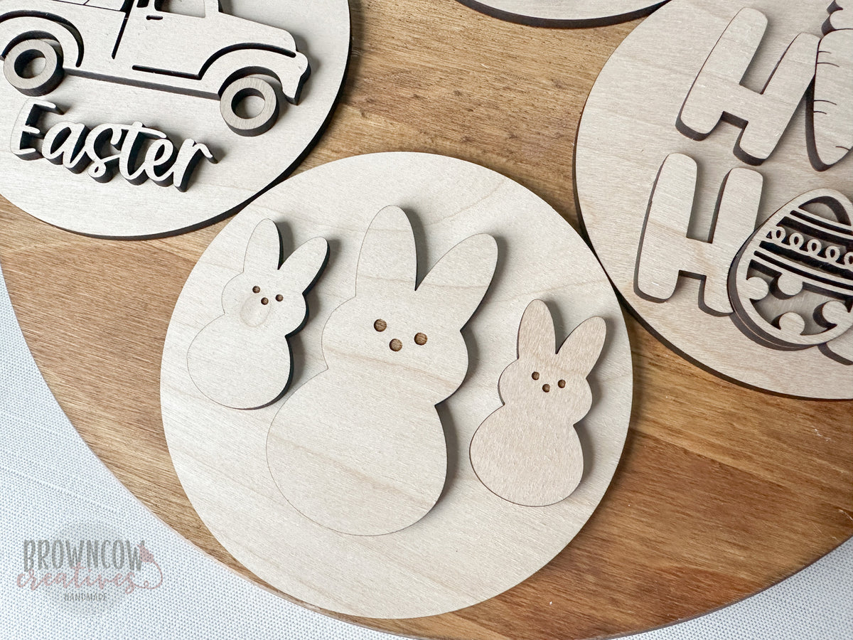 Easter DIY Inserts for Farmhouse Tabletop Sign, Easter DIY Kit