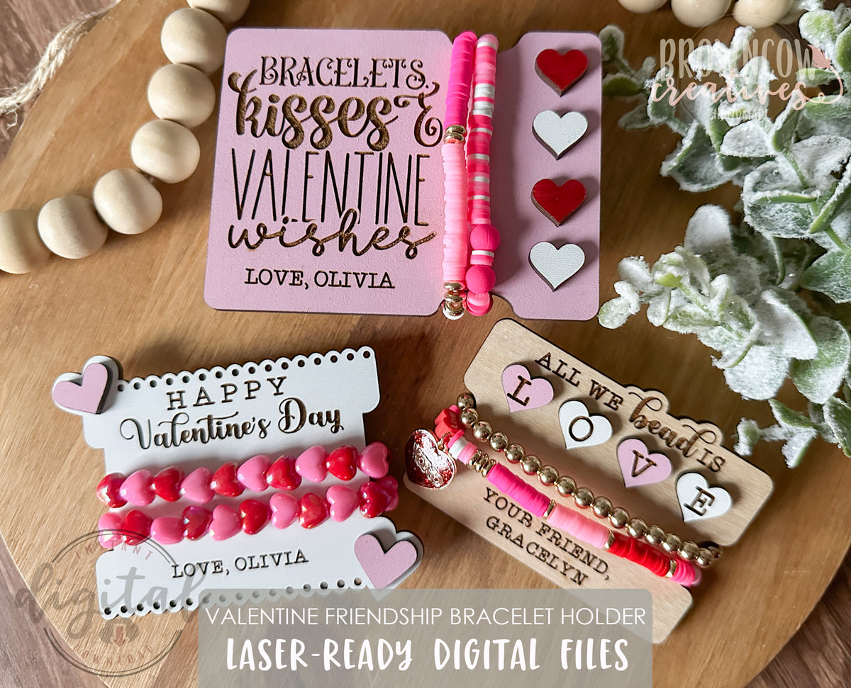 Valentine's Day Bracelet Gift Holder Laser File