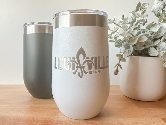 Personalized Engraved Wine Tumbler