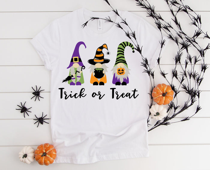 Trick or Treat Halloween Gnomes, Halloween Gnomes SVG, Halloween Gnomes Clipart, Halloween Gnomes Cut File