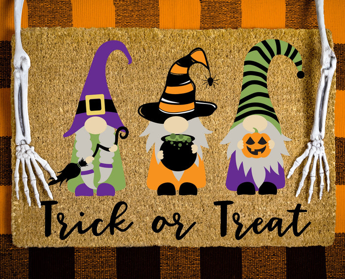 Trick or Treat Halloween Gnomes, Halloween Gnomes SVG, Halloween Gnomes Clipart, Halloween Gnomes Cut File