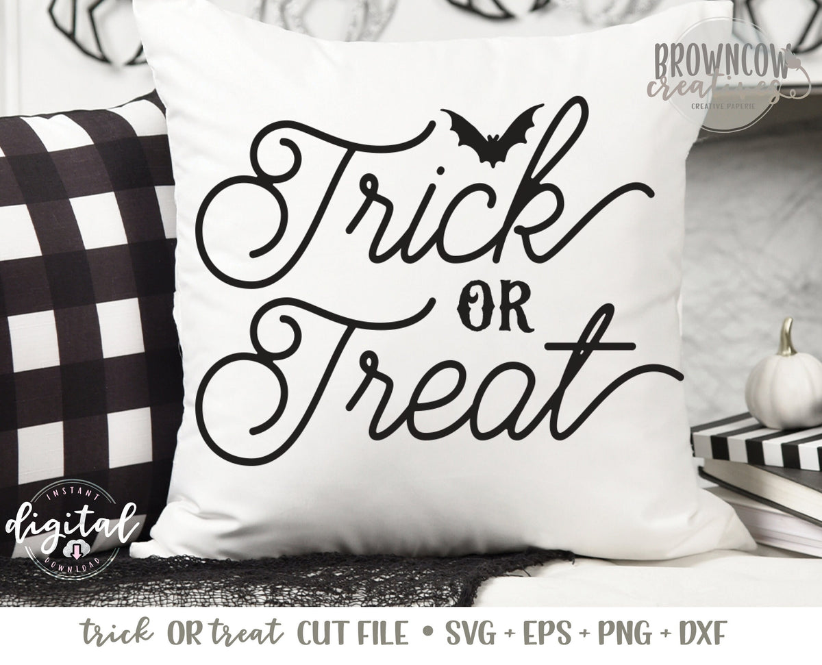 Double Double Toil & Trouble Halloween Sign SVG/Cut File, Halloween SVG, Halloween Hand Lettering SVG