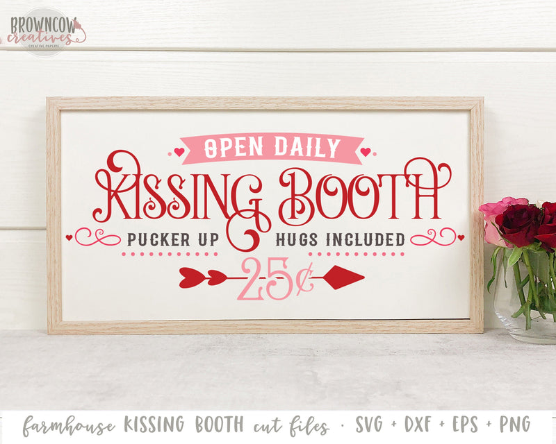 Farmhouse Valentine's Day SVG Bundle, Farmhouse Valentine Sign Cut Files Bundle