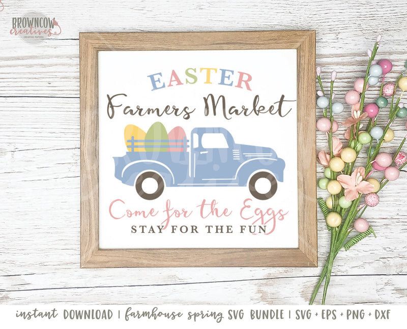 Farmhouse Spring SVG Bundle, Farmhouse Easter SVGs, Farmhouse St. Patrick's Day SVGs, Farmhouse Digital File Bundle