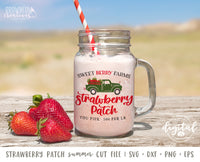 Farm Fresh Strawberry Patch Sign SVG/Cut File DIGITAL FILE