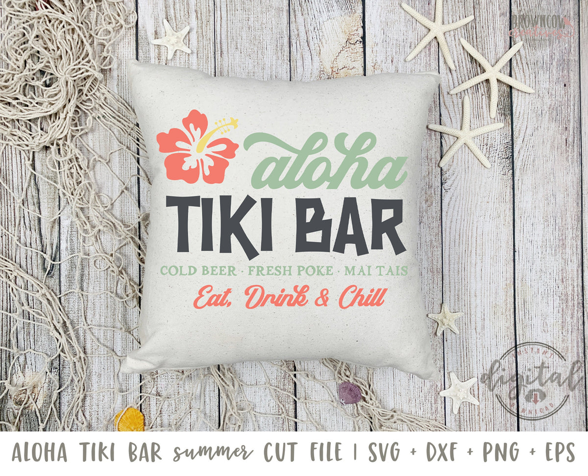 Aloha Summer Farmhouse Style SVG/Cut File DIGITAL FILE