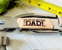 Father's Day SVG File, Father's Day You Can Fix Anything Dad SVG Cut File, Father's Day Laser Engraving FIle