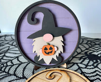 Halloween Gnome DIY Kit Laser Cut Files, Halloween Gnome SVG, Halloween Gnome Laser File, Halloween DIY Paint Kit Cut Files