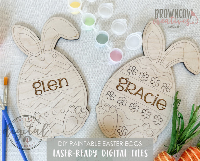 Easter Egg DIY Paint Laser File, Easter Egg SVG, Easter Laser Cut Files, Easter Laser Files