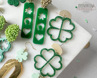 St. Patrick's Day Earring Laser Cut Files, St Patrick's Day Earring Cut Files, St. Patrick's Day Earrings SVG, Earring Laser Cut Bundle