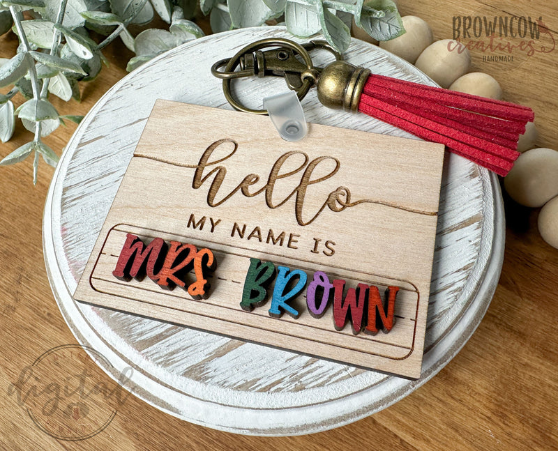 Teacher Keychain Laser Cut Files, Teacher Keychain SVG Bundle, Teacher Appreciation Gift Laser Files