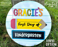 Back to School Milestone Sign Laser Files, First Day of School Sign Laser Cut Files, School Laser Files, Last Day of School Sign Laser File