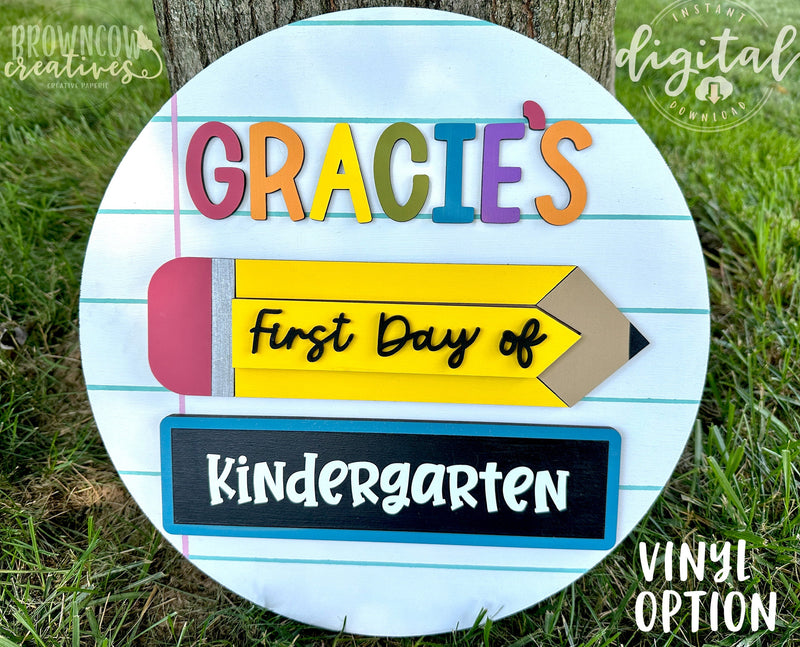 Back to School Milestone Sign Laser Files, First Day of School Sign Laser Cut Files, School Laser Files, Last Day of School Sign Laser File