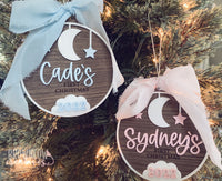 Baby Boy or Baby Girl's First Christmas Personalized Ornament, Customized Christmas Ornament, Christmas Ornament Gift