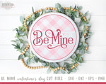 Valentine's Day Round Farmhouse Sign SVG/Cut Files Bundle