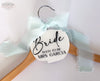 Bride Hanger Tag, Wedding Party Hanger Tags for Wedding Photos