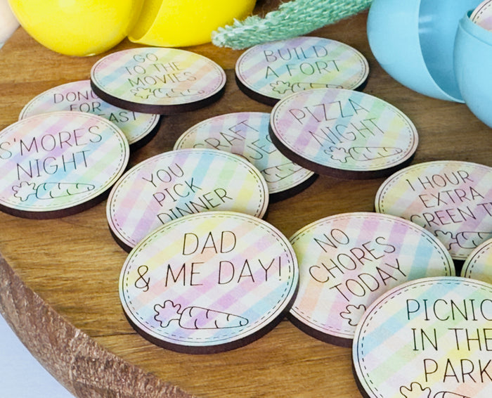 Easter Tokens, Customizable Easter Tokens, Easter Basket Ideas, Easter Gifts