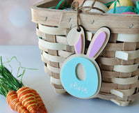 Personalized Easter Basket Tags, Easter Basket Tags, Retro Easter Tags, Easter Basket Stuffers