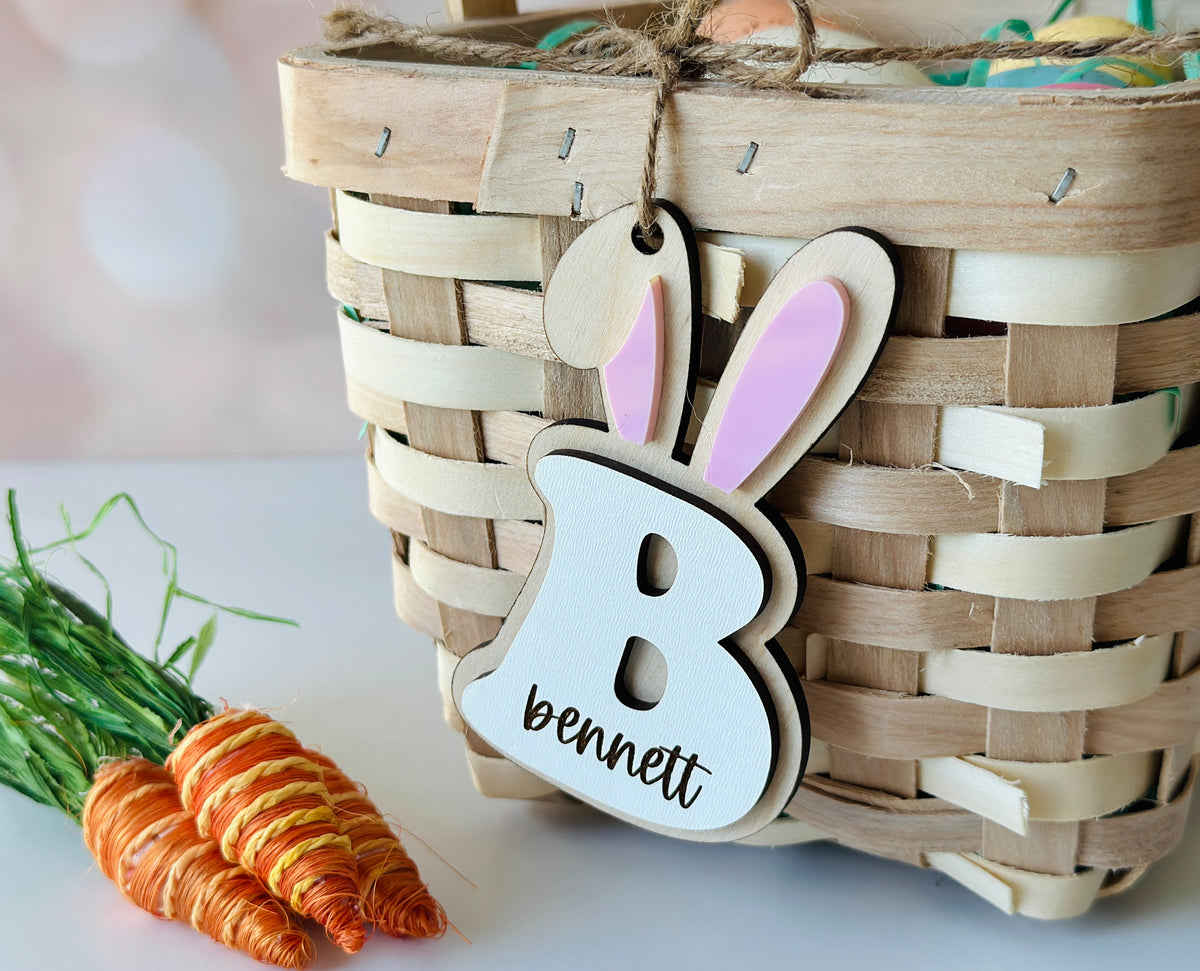 Personalized Easter Basket Tags, Easter Basket Tags, Retro Easter Tags, Easter Basket Stuffers