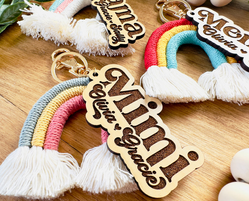 Mom Personalized Keychain, Childs Name Keychain, Unique Mother's Day Gift, Mother's Day Keychain Gift, Personalized Mother's Day Gift