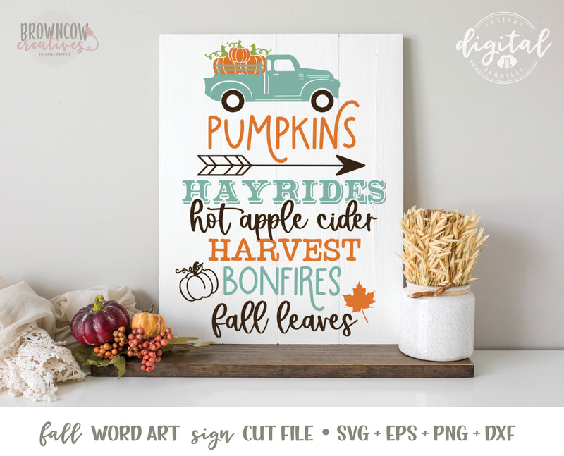 FALL FARMHOUSE SIGN SVG BUNDLE, INSTANT DOWNLOAD