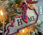 State Christmas Ornament, Home Christmas State Ornament