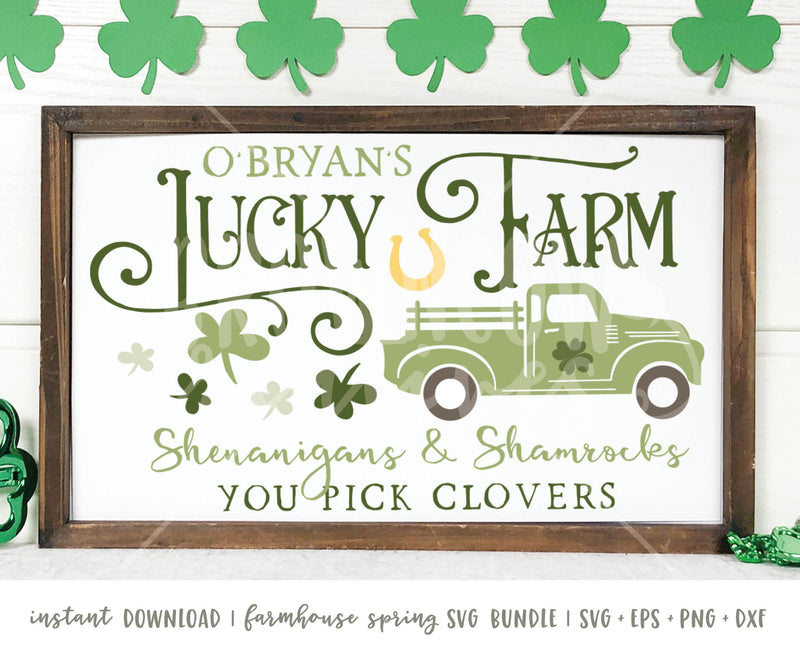 Farmhouse Spring Sign SVG Bundle