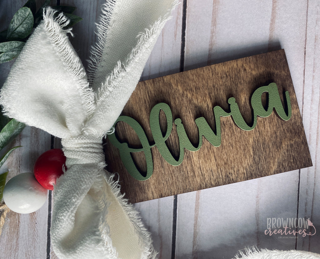 Personalized Stocking Tags, Custom Christmas Stocking Tag, Personalized Pet Stocking Tag