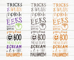 Halloween Vertical Porch Sign SVG, Halloween Subway Art Sign SVG, Halloween SVG, Cut File Halloween