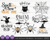 Halloween SVG Bundle, Halloween Craft File Bundle, Halloween Signs SVG Bundle, Vintage Halloween Signs SVG Files, Cut Files