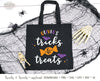 Trick or Treat Halloween Bag SVG, Tricks and Treats Bag Cut File, Halloween SVG, Treat Bag SVG, Cut Files