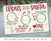 Cookies for Santa Tray SVG, Cookies for Santa Plate SVG, Dear Santa Tray SVG, Treats for Santa