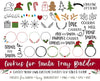 Treats for Santa Tray Builder Kit, Cookies for Santa Plate Maker SVG Files, Cut Files