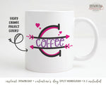 Valentine Split Monogram, Valentine Split Alphabet, Hearts Split Monogram, Hearts Split Letters, Hearts Split Alphabet, SVG, Cut Files