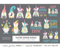 Easter Gnomes SVG Bundle, Easter Gnomes, Easter Gnomes Cut Files, Easter Cut Files, Easter Cut File Bundle, Easter SVG Bundle