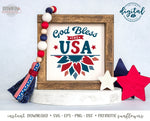 Patriotic Sunflower SVG, Patriotic Sunflower Cut Files, July 4th SVG, Fourth of July SVG, Fourth of July svg Bundle, Patriotic svg bundle