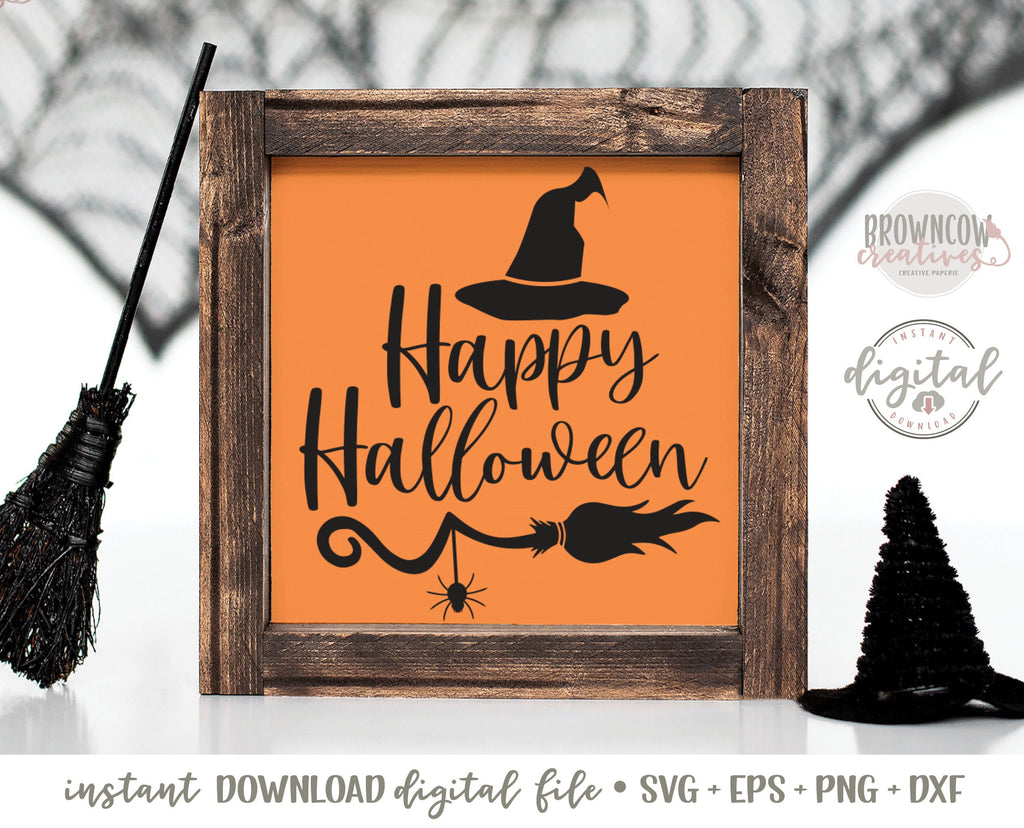 Happy Halloween Sign SVG/Cut File, Halloween Sign SVG, Halloween SVG, Halloween Farmhouse Sign Cut File