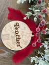 Teacher, Police, or Nurse Sketch Ornament